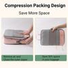 Clothes Compression Packing Cubes Portable Lightweight Travel Organizer Bags Large Capacity Clothing Luggage Storage Bag Sets