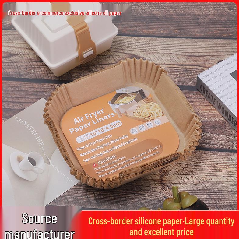 High Temp Resistant Disposable Air Fryer Paper Cups - Thick, Food-Grade, Oil-Absorbing