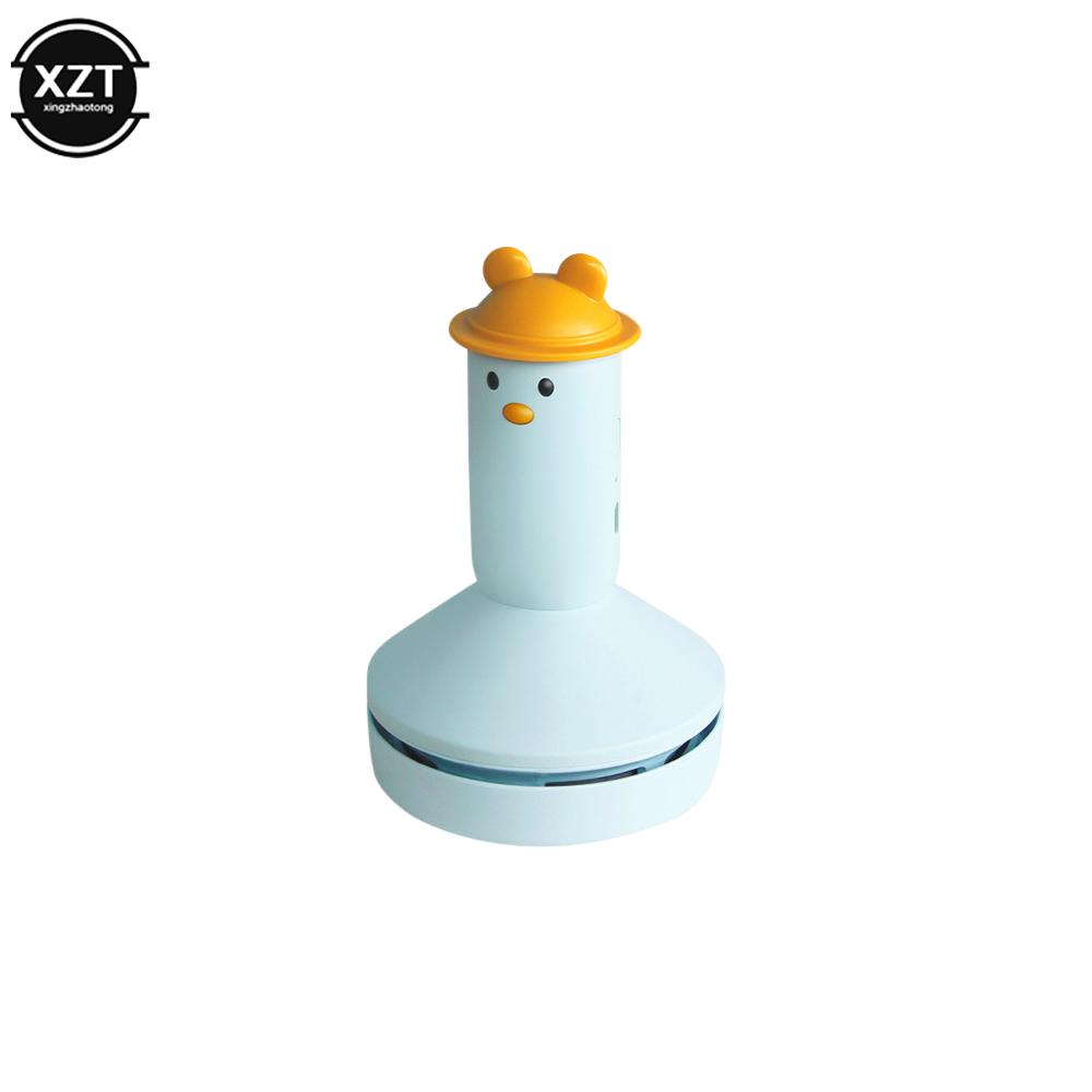 Cute Handheld Desktop Vacuum Cleaner USB Rechargeable Small Mini Cleaner Powerful Portable Automatic Cleaner Car Clean