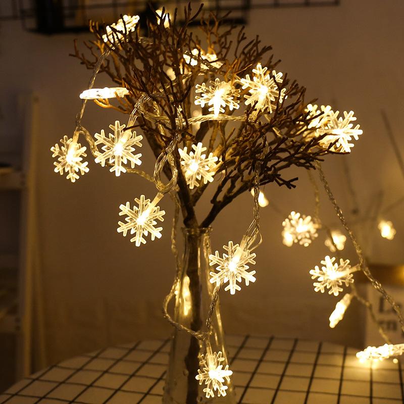 6M 40Led Lights Outdoor Star Light Strings Decoration String Christmas Tree Home Window Decor Holiday Lighting