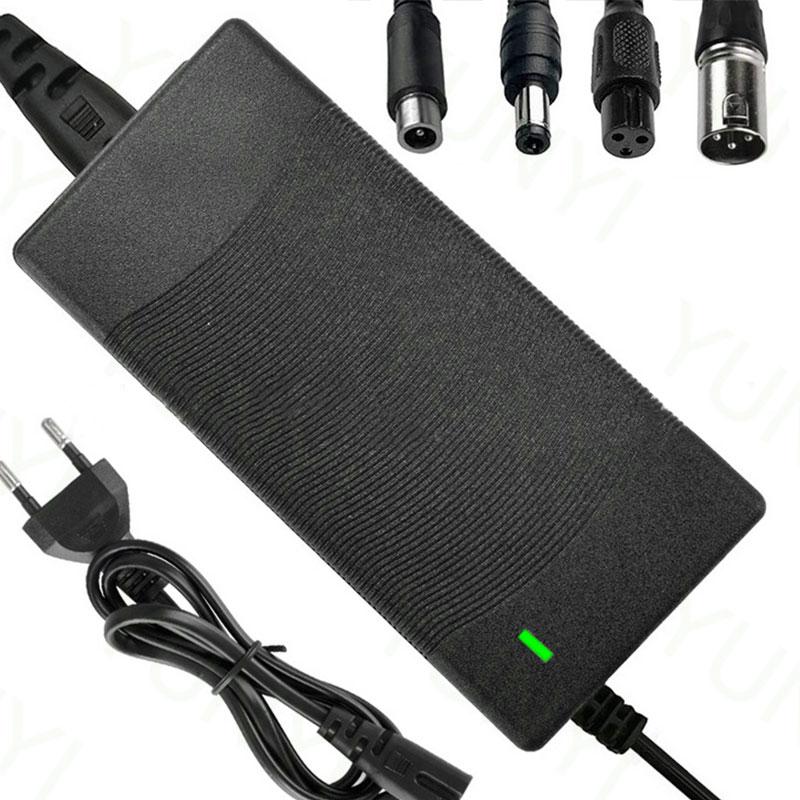 42V 2A Lithium Battery Charger Balance Bike Electric Scooter Power Adapter Universal 5Plugs For 36 25.9V 24V Lithium Battery