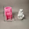 Silicone Moulds 3D Frogs Candle Molds Lovely Animal Statue Plasters Molds Epoxy Resin Molds for Soap Fondant Making