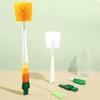 Versatile Household Cup Brush Bottle Brush Kitchen Groove Cleaning Tool Long Handle Brush 5 In 1 Cleaning Set Green