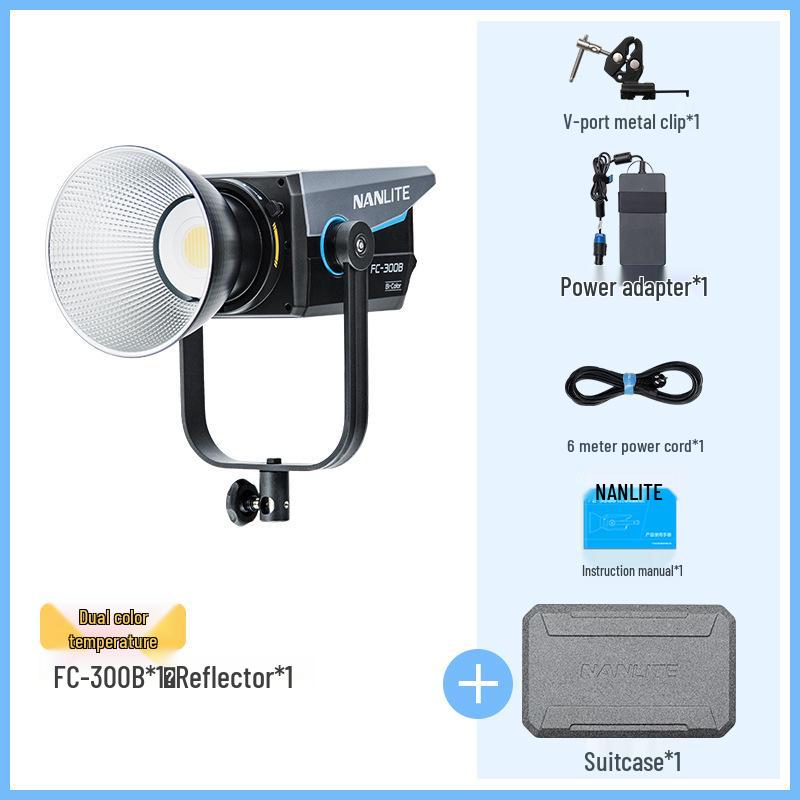 Nanlite FC-300B/500B Bi-color LED Fill Light with Bowens Mount for Photography
