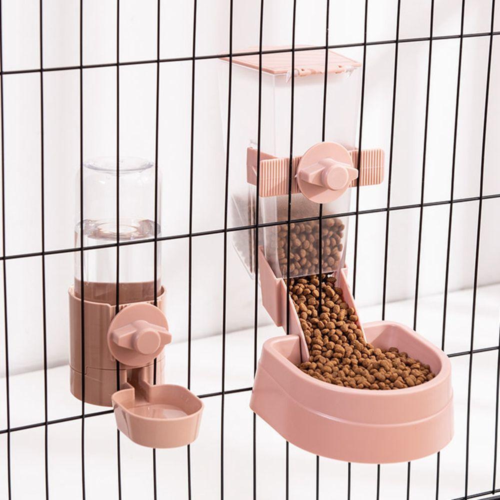 Automatic Water Bottle Feeding Product Cage Hanging Feeder Pet Drinker Pet Bowls Food Container