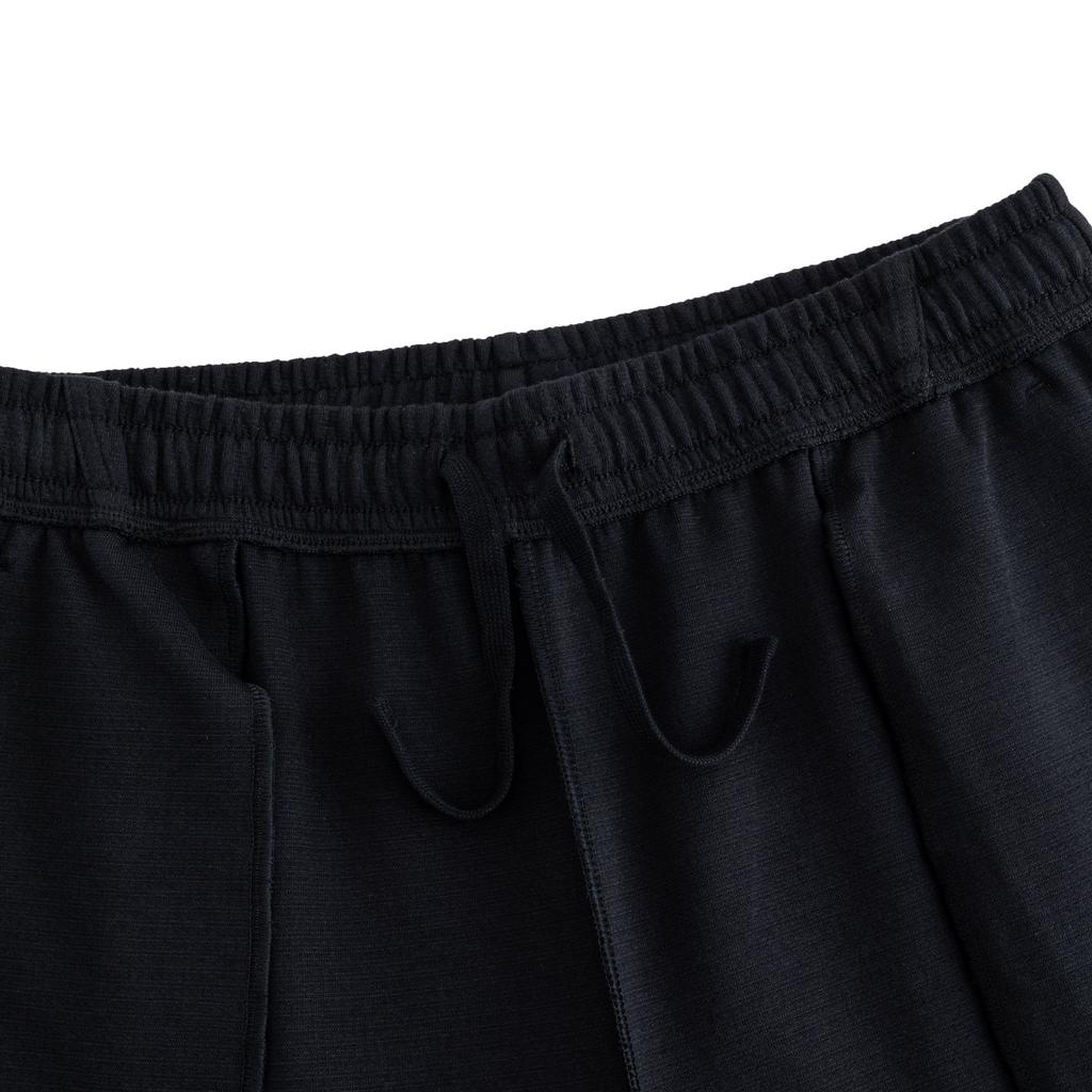 Anta Lifestyle Series Womens Long Pants Spring 2026 Sweatpants Knitted Sports Pants Women Bottoms Basic-Black 962618303-2