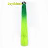 24 Zoll Ombre Yaki Straight Synthetische Haarverlängerungen Mädchen Farbe Geflochten Zopf Gummiband Box Braid