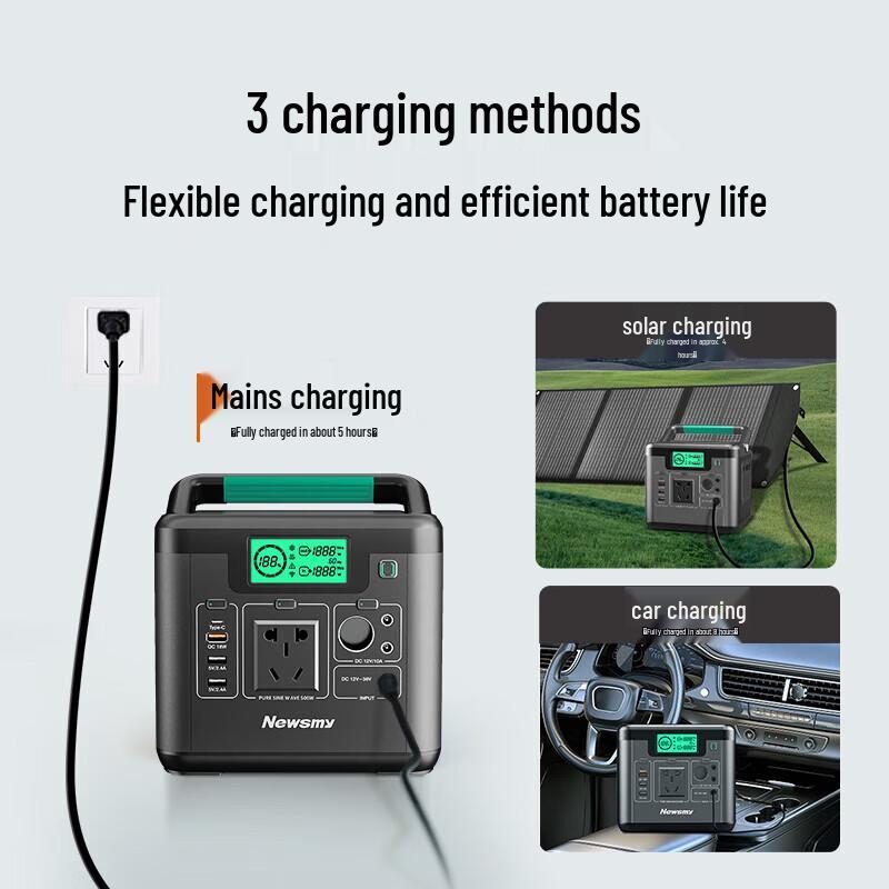 Newsmy A520 Outdoor Car Emergency Jump Starter & Portable Power Station