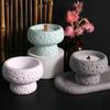 Top Quality Space Texture Silicone Mold for Gypsum Candle Creative Cement Candle Cup Plaster Desktop Decoration Molds for Home