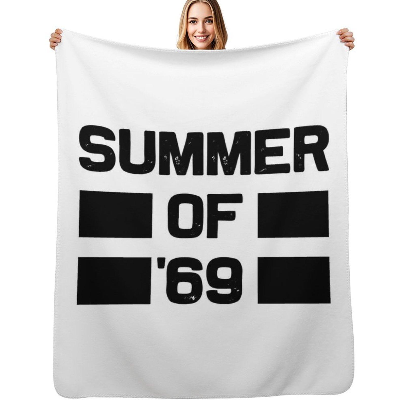 Summer of x2769 Throw Blanket Flannel Fleece Soft Warm Throw Blanket 75x100cm