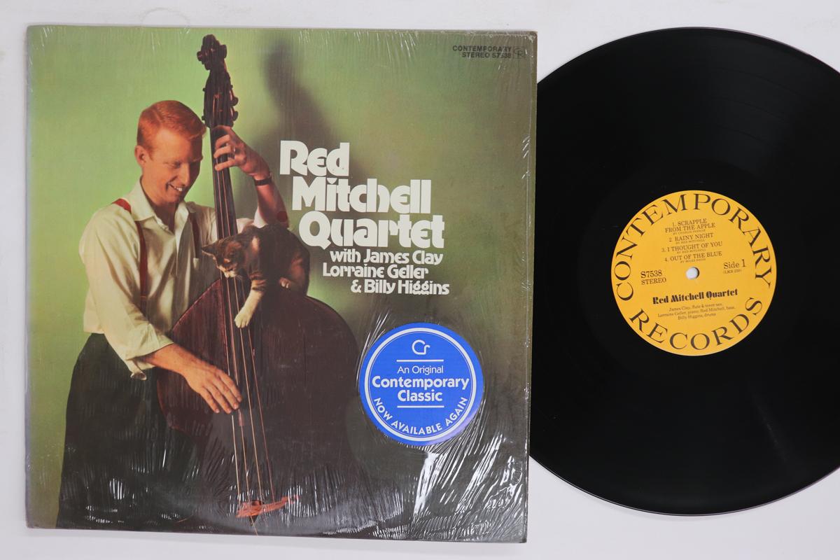 Виниловая пластинка RED MITCHELL Red Mitchell Quartet S7538 CONTEMPORARY 1981 США Джаз Б/у
