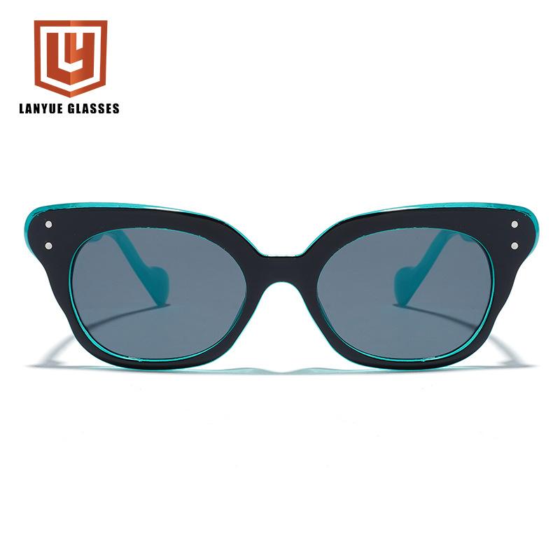 New butterfly frame PC sunglasses outdoor shading UV protection men's and women's trendy sunglasses