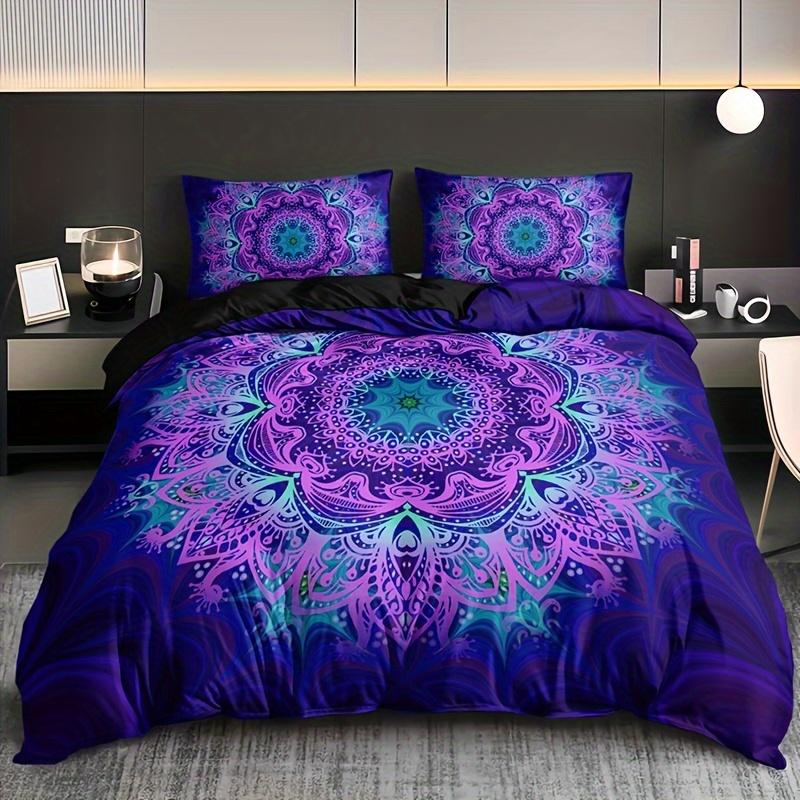 

Bohemian Mandala Duvet Cover Set Soft Breathable HD Printing Bedding Set For Home Dorm Decor 90X200cm
