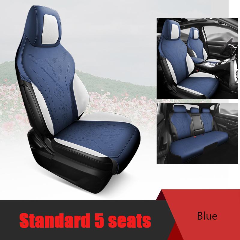 Premium Suede Car Seat Cover Pads For BYD Song Plus 2020-2025 Accessories Breathable Seat Cushion All Seasons Ptotection Mats