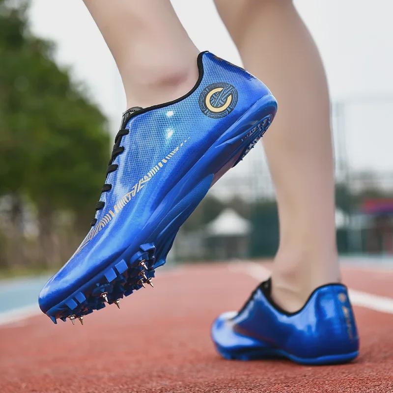 Zapatillas con clavos unisex para salto de longitud, de media