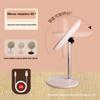 Wholesale 2026 New LED Makeup Mirror Round Desktop Mirror with Light Metal Small Gift