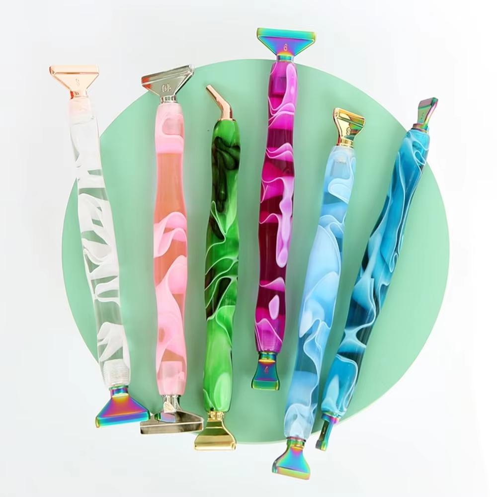 5D Diamond Resin Point Drill Pen Replacement Metal Point Drill Pen Head Cross Stitch Diamond Painting Accessories Tool Set