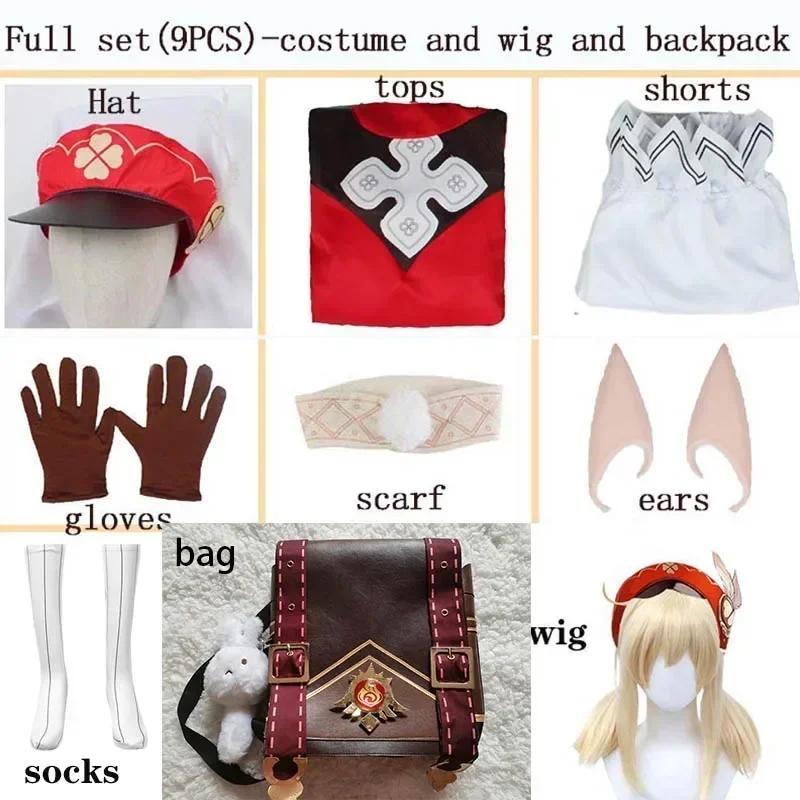 Klee Cosplay Costume Klee Outfits Dress Hat Wig Halloween Carnival Comic For Women Comic Con