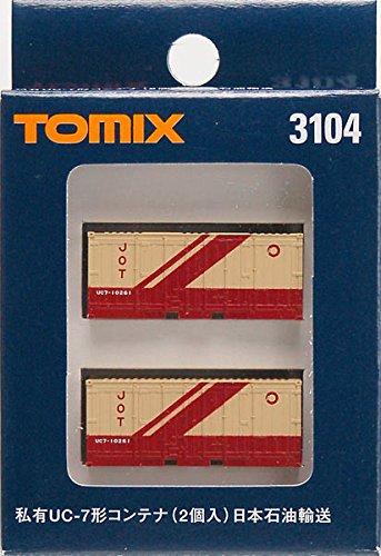 

TOMIX N Gauge Container 2 Nippon Oil Transport 3104 Railway Model Supplies UC-7