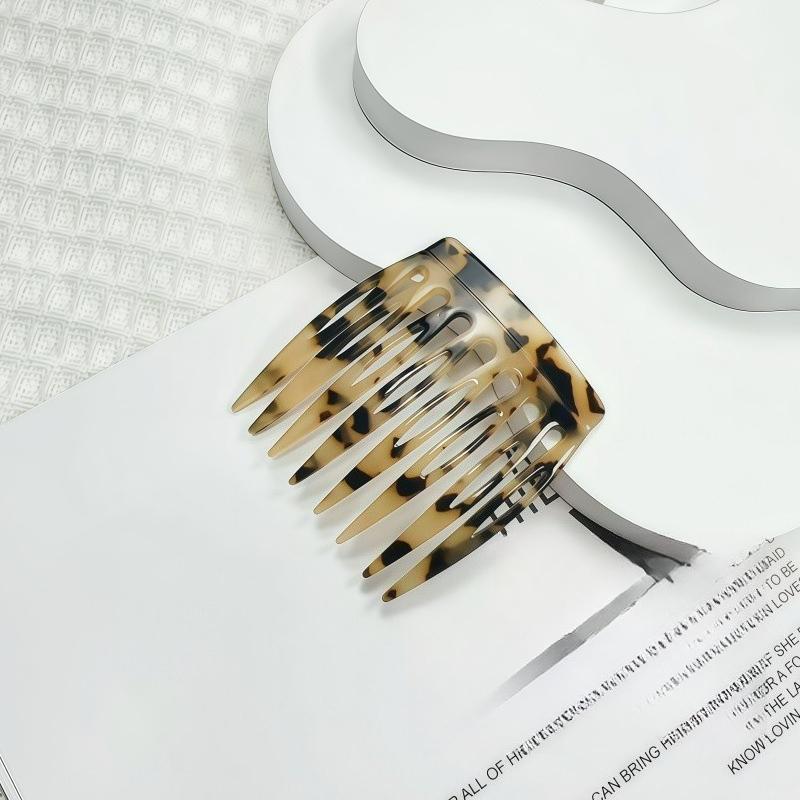 Small Size 7 Teeth Insert Comb Clip Women Hair Styling Hairpins Women Headwear Jewelry Bangs Broken Hair Comb Clip Girls Gifts