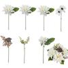1PC Artificial Flowers 7 Branches Silk Chrysanthemum Combination Mother's Day Gift Festival Accessory Home Wedding Bouquet Decor