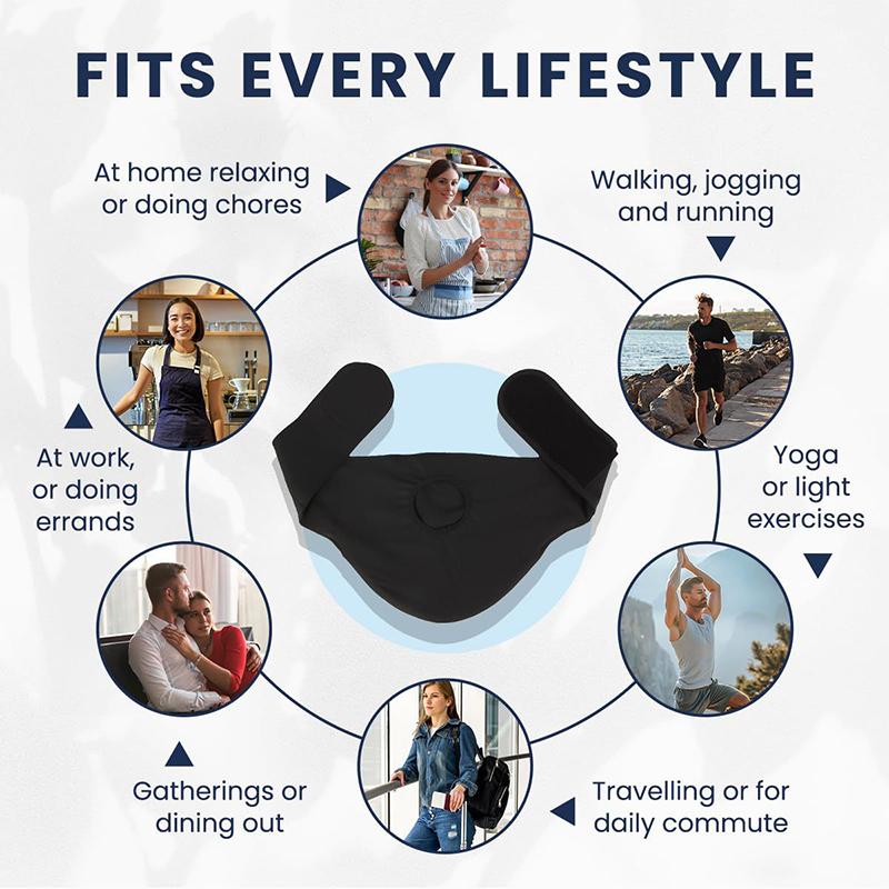 Ostomy Bag Protective Cover Belts Adjustable Colostomy Drainage Bags Portable Support Belts Urinary Hanging Bag Cover Black
