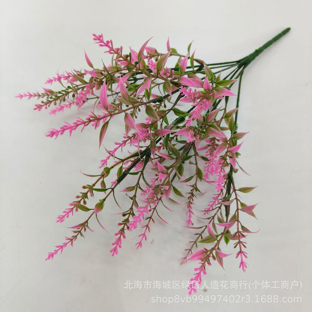 Simulation Of Horsetail Lavender Bouquet Wedding Flower Simulation Grass Living Room Home Office Desktop Flower Arrangement