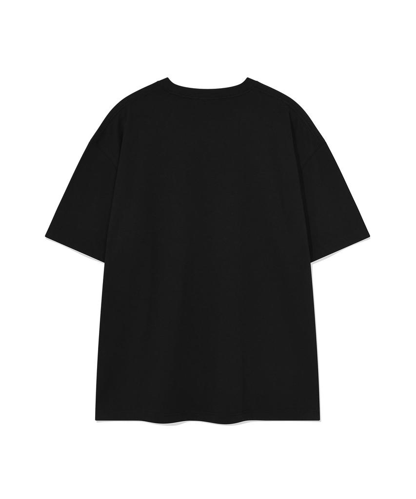 WACKY WILLY Big Lily Short Sleeve T-Shirt Black