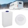 12 Gallons RV Water Tank Excellent Sealing Weather Proof Shock Resistant Water Storage Container for Trailer Campervan Boat Yacht