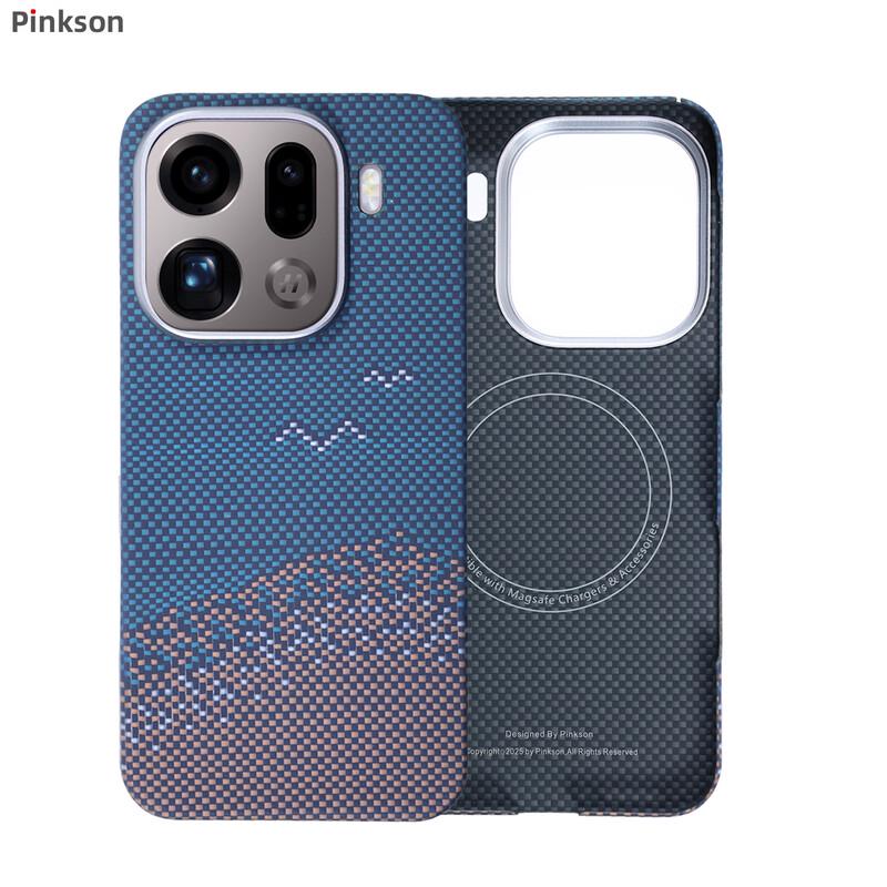 

Pinkson Aramid Fiber Magnetic Phone Case for OPPO Find X9/Pro OPPO Find X9