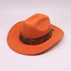 New Western cowboy top hat men and women couple gentleman's hat horse head decoration with jazz hat Tibetan