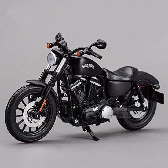 Maisto Maßstab 2014 Sportster Iron 883 Fertigmodell 1/12 Harley-Davidson (Schwarz) (Produktcode 32326)