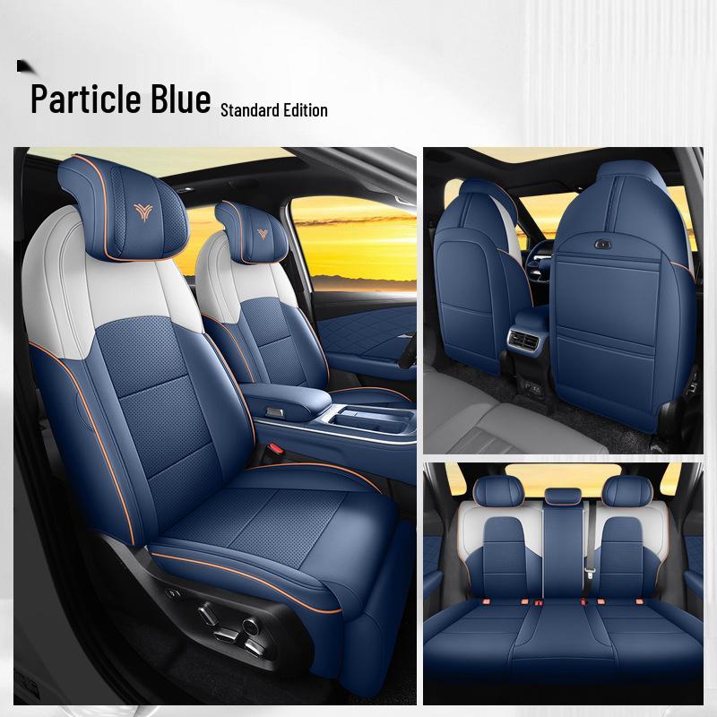 New Neta L Full Leather Car Seat Cushion - Universal, Four Seasons, One-Piece Design
