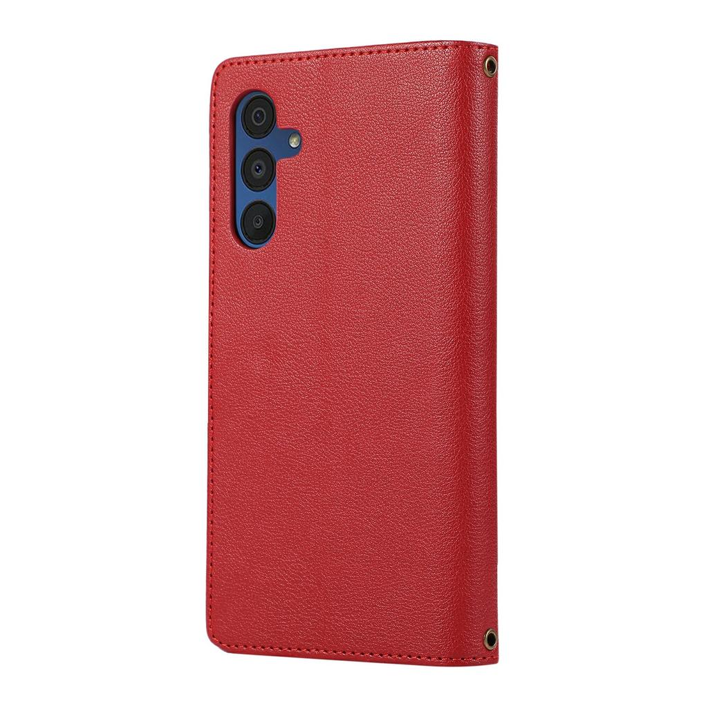 For Samsung Galaxy A35 5G Case Multi Card Slots Zipper Leather Phone Cover with Wrist Strap