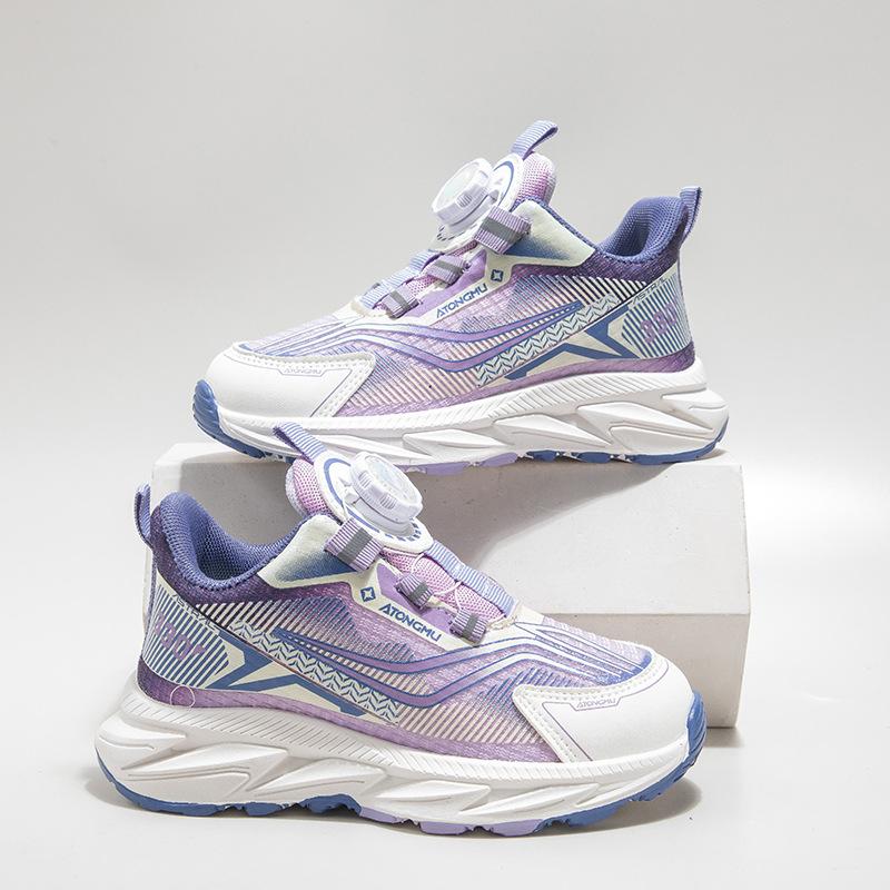 

Обувь для мальчиков 2025 новая весенне-осенняя детская спортивная обувь для детей среднего и старшего возраста, кроссовки для бега из сетки, дышащие 26-31 yards one hand shot 6 pairs фиолетовый