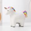 Regenbogen-Einhorn Keramik Sparschwein – Kinder Heimdeko Ornament