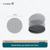 Ceramic Dark Grey Flower Pot Mesh Pad - Extra Large, Breathable & Insect-Resistant