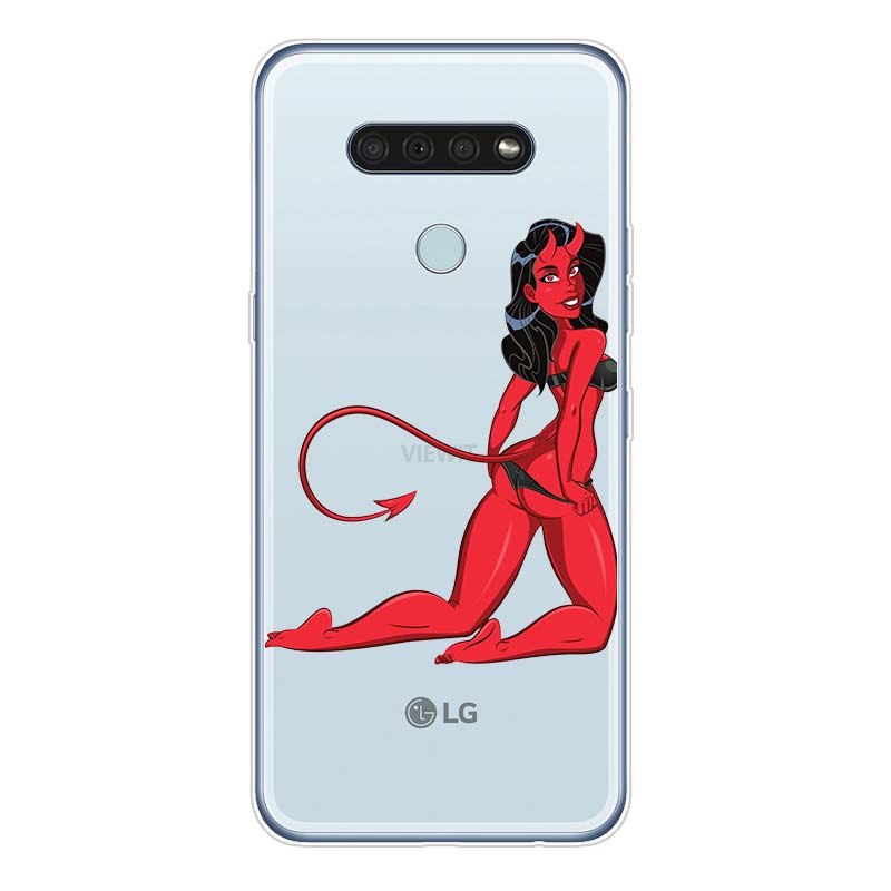 

Прекрасный дьявол женщина для LG K92 K52 K62 K22 K71 K61 K51S K41S G8 G8S G8X V35 V50 V40 V50S V60 Q60 чехол для телефона LG Q60