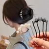 New Fashion Metal U-Shaped Hair Stick Women Elegant Simple Pearl Hair Clip Pins Hairpin Headwear Hair Accessories Gifts Jewelry