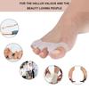 1Pair Thumb Valgus Correction And Toe Separation Device, Big Toe Overlapping Orthotic Device, Silicone Protective Cover For Foot Care
