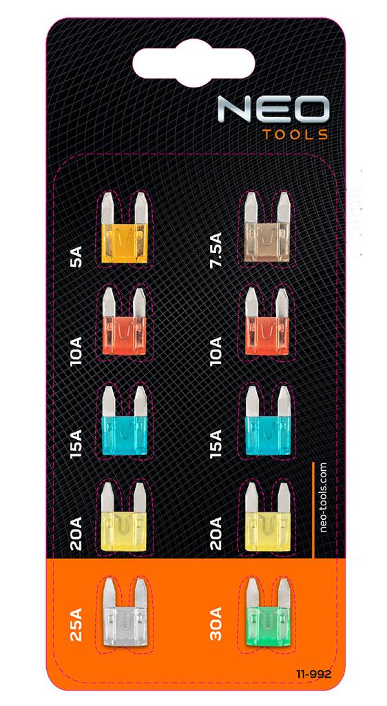 Car fuse kit, 10 pieces