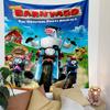 Barnyard Movie Tapestry Wall Hanging, Nick Park Style Farm Animals Comedy Art, Colorful Cartoon Wall Decor for Kids Bedroom