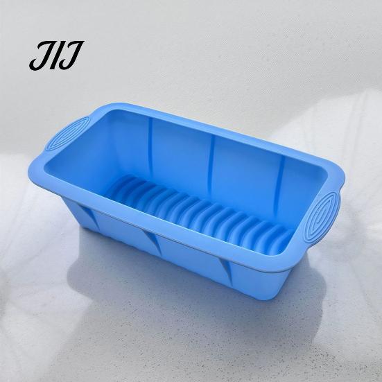 Rectangular Pound Cake Tin Silicone Toast Pan, Non-stick Multifunctional Baking Mold, Heat Resistant Loaf Pan Food Grade for Oven Microwave