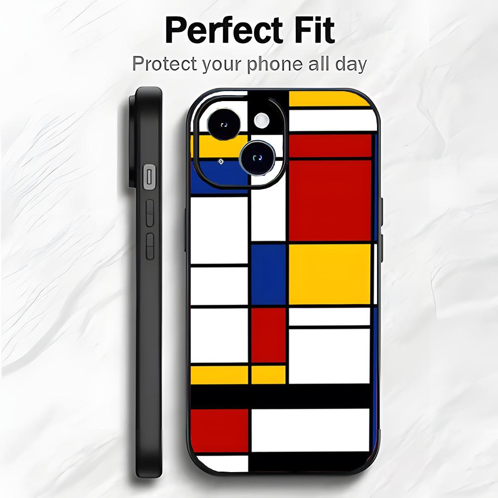 

Iconic Minimal German Abstract Art B-Bauhaus Phone Case Phone Case Soft Packaging Lightweight For iPhone17 16 15 14 13ProMax iphone12promax