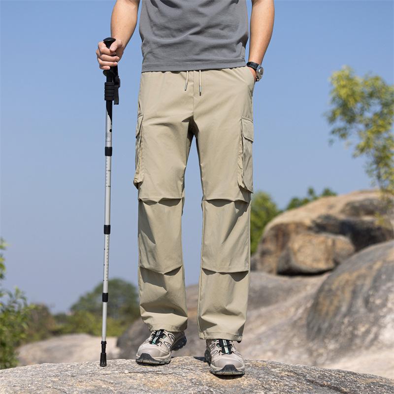 Men's Outdoor Tooling Casual Pants Men's and Women's Pants Spring and Summer New Loose Straight Mountaineering Trousers