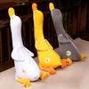 Simulation Fluffy Duck Plush Toy Cute Animal Popular Stuffed Swan Dolls Fashion Kids for Girls Birthday Christmas Gift