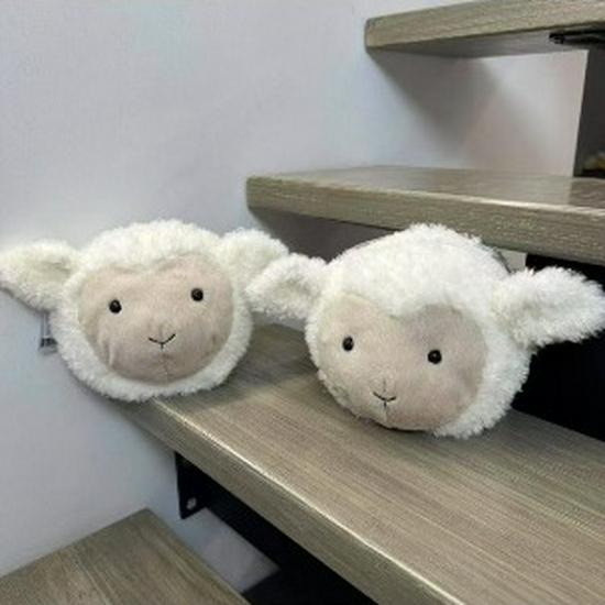 Lockige Tier Umhängetaschen: Jellycat Stil Schwein, Hund, Lamm