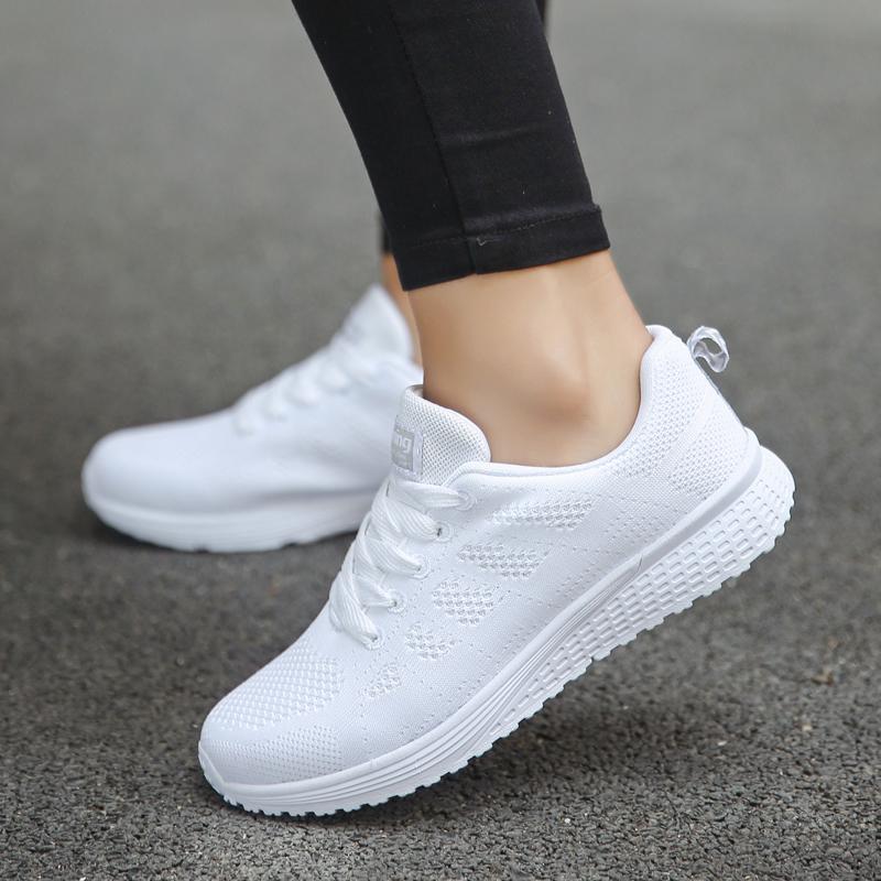 Oddychające buty damskie Na co dzień trampki do biegania z dnem