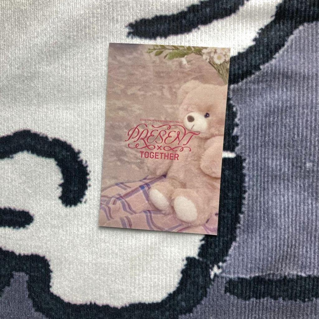 [USED] TXT MOAZONE FANLIVE Beomgyu trading card (1 piece)