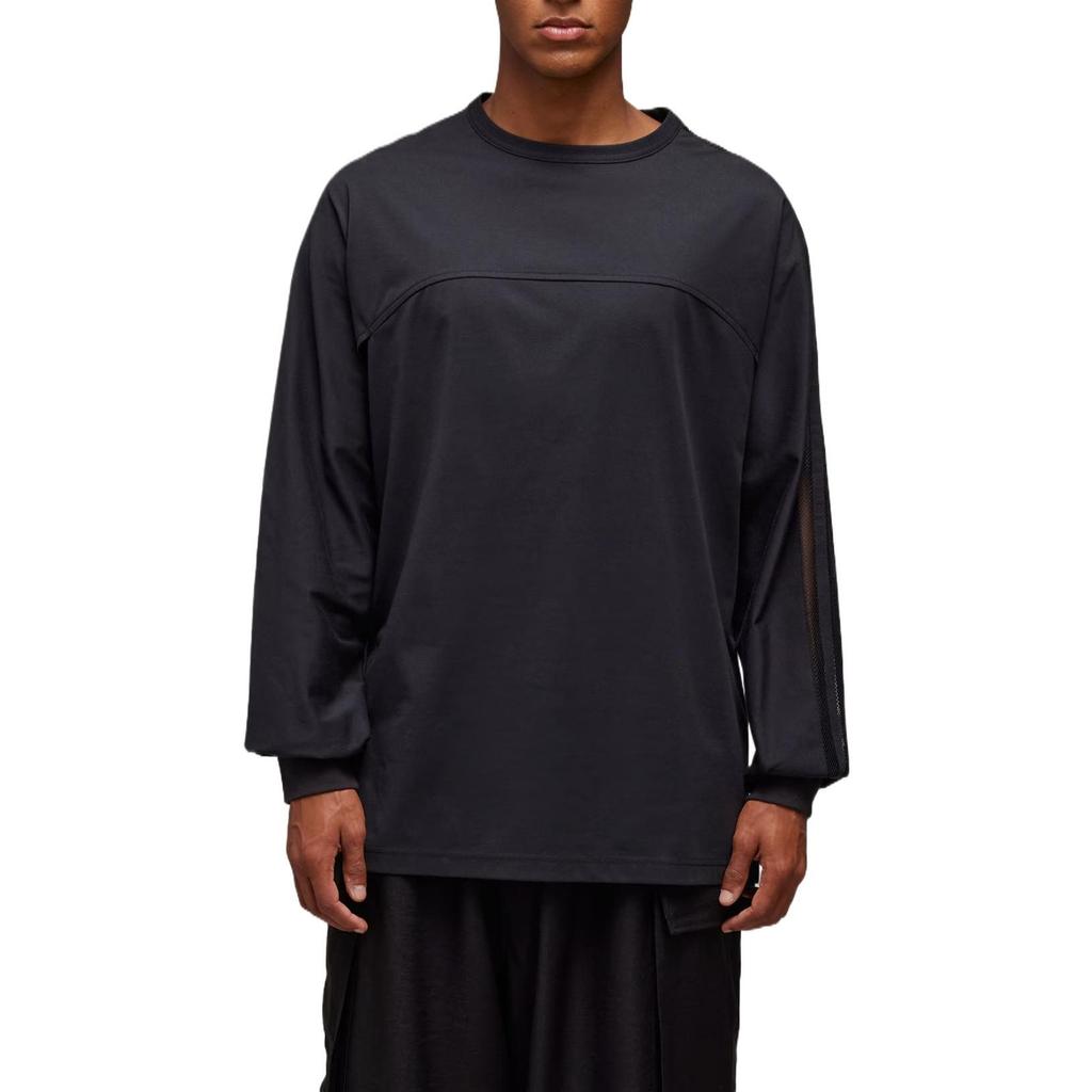 Adidas Free Shipping With AdiClub Y 3 Mesh Stripes Long Sleeve Tee JL8309